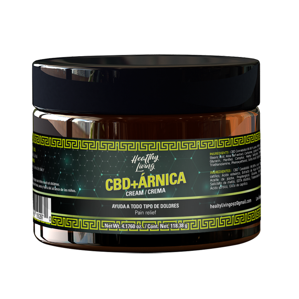 Arnica cream with CBD / Crema de Arnica con CBD 4.17 oZ