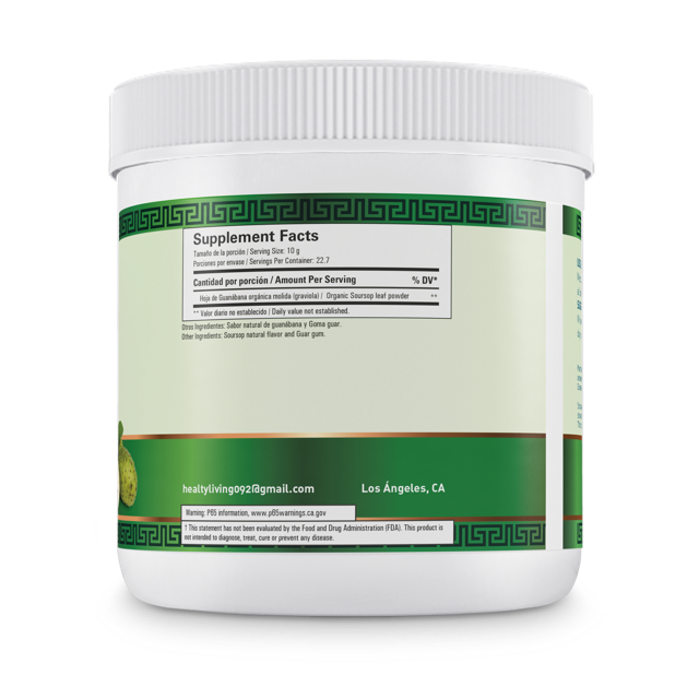 Polvo de Guanabana / Soursop Powder 8 Oz