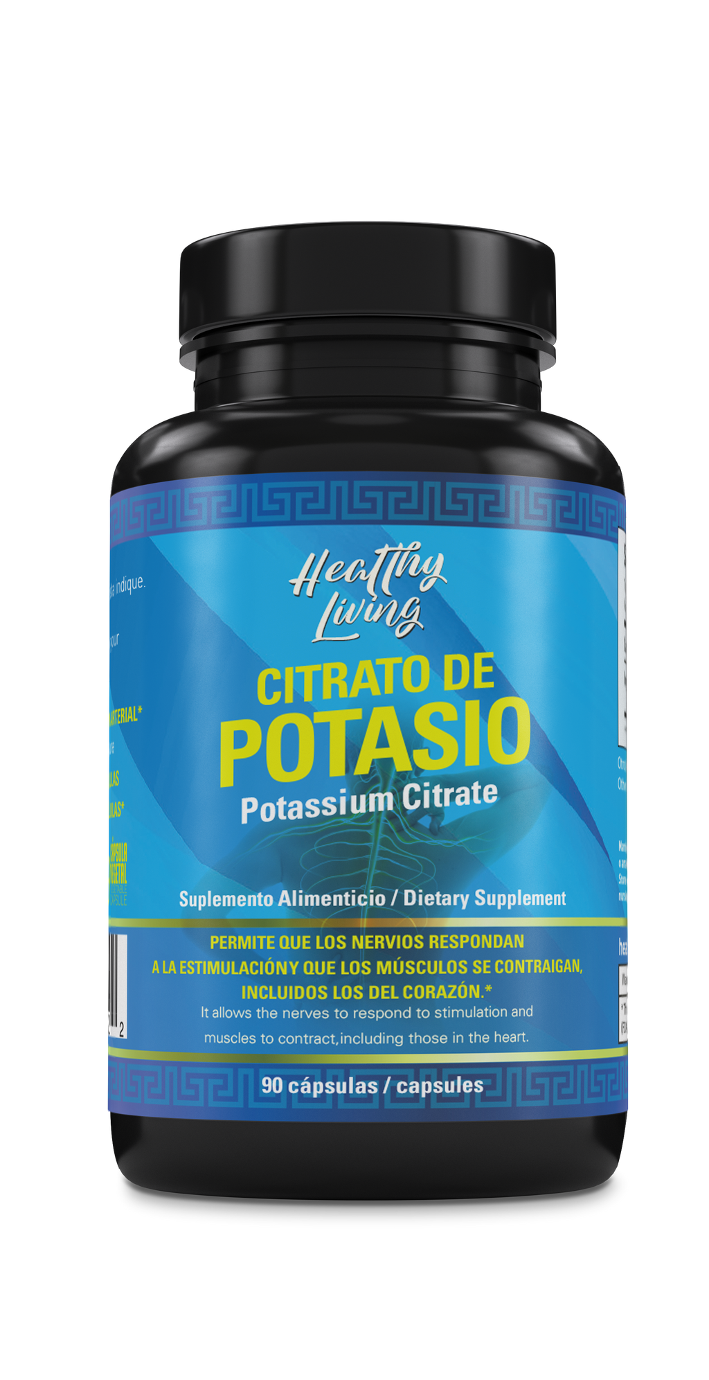Potassium Citrate / Citrato de Potasio x90 Caps