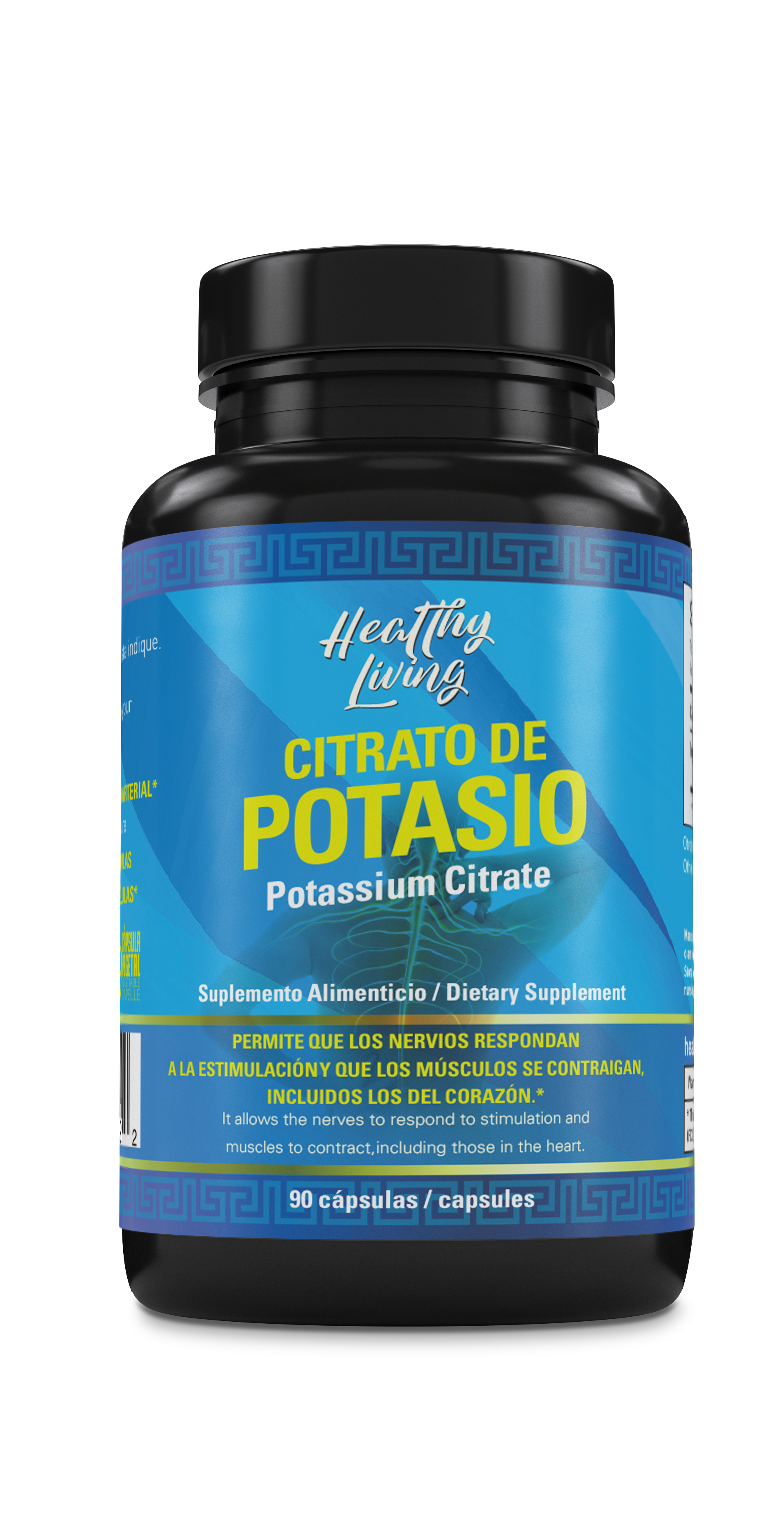 Potassium Citrate / Citrato de Potasio x90 Caps